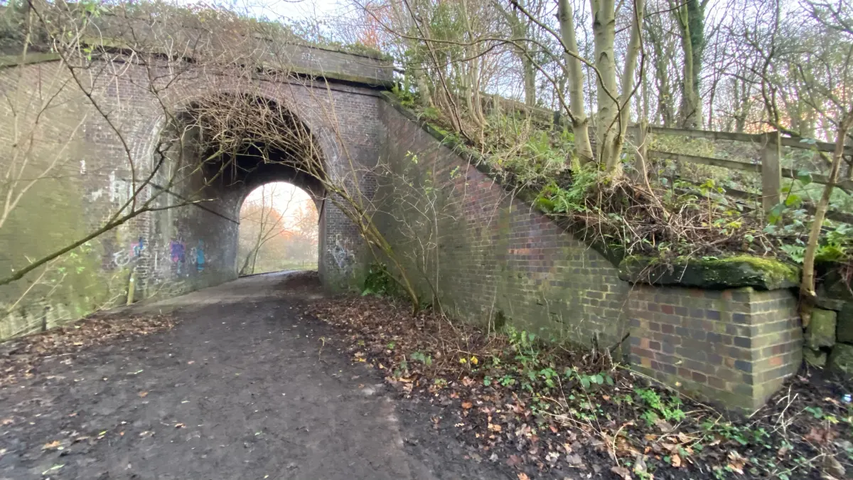 On the Wheelock Rail Trail Circular route
