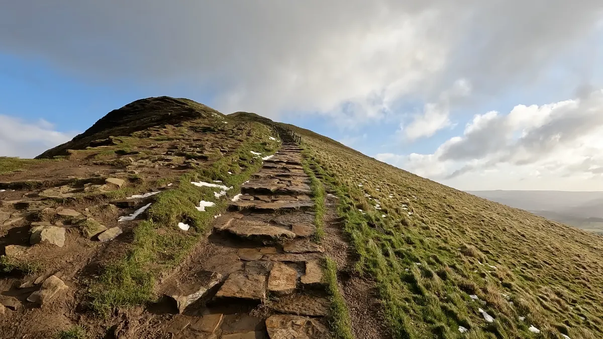 On the Castleton, Cave Dale, Mam Tor and the Great Ridge route