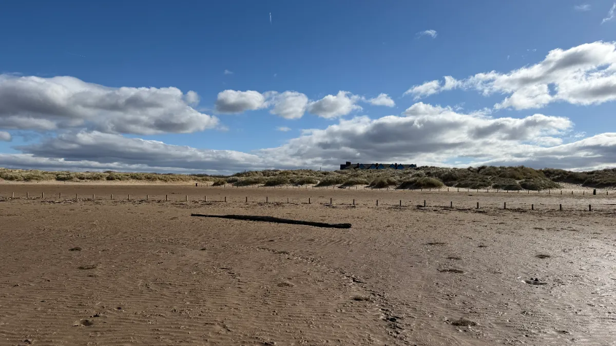 On the Formby to Southport Coastal Run route