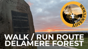walk / run route Delamere Forest