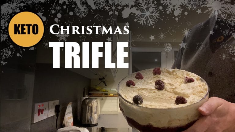 keto Christmas trifle