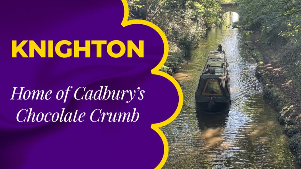 Discover the story of Cadbury’s chocolate crumb on a peaceful canal run from Knighton to the Anchor Inn, blending history, countryside, and canalside charm.
